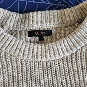 Quince- Cotton Fisherman Sweater